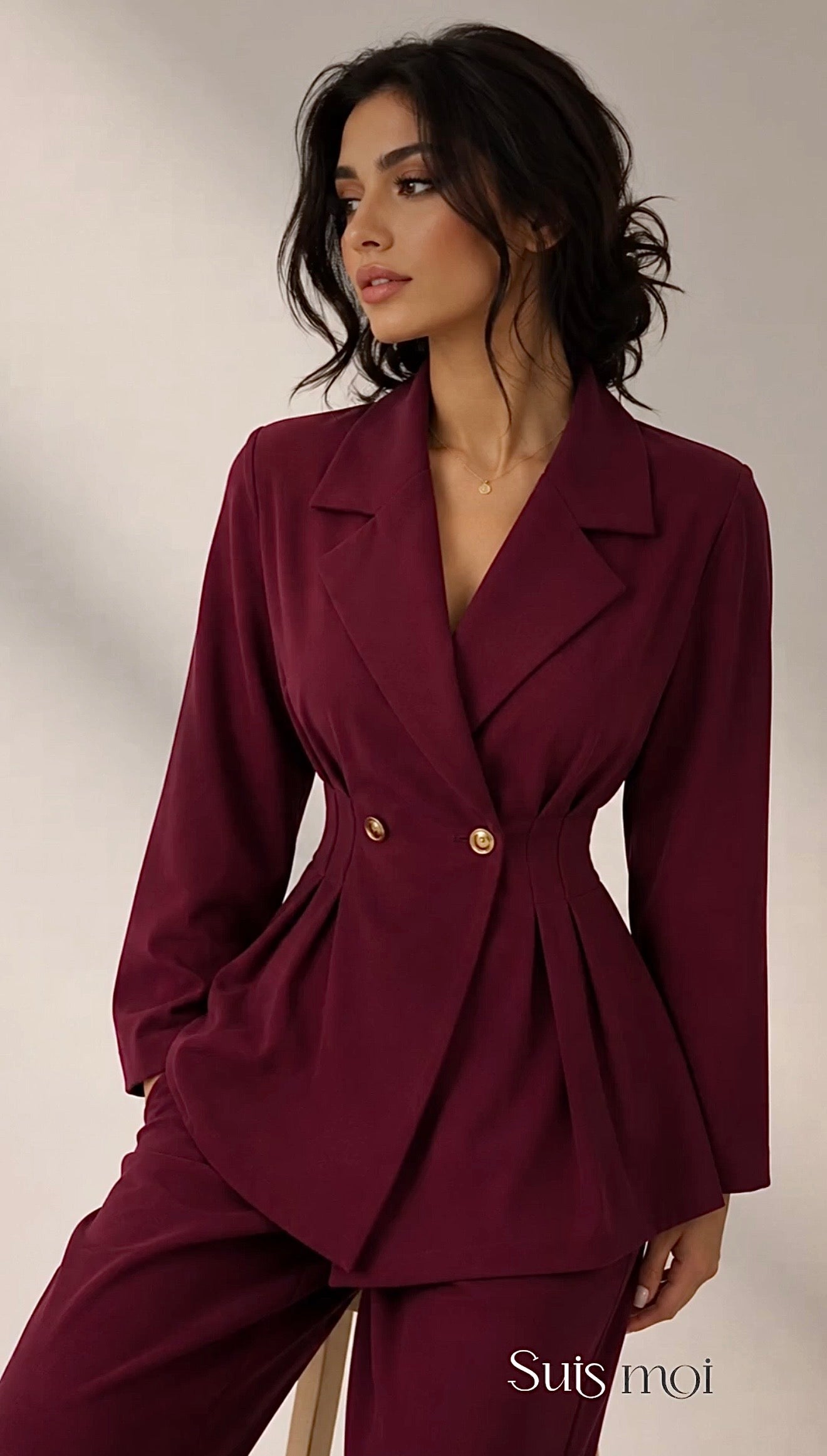 Corsee burgundy set
