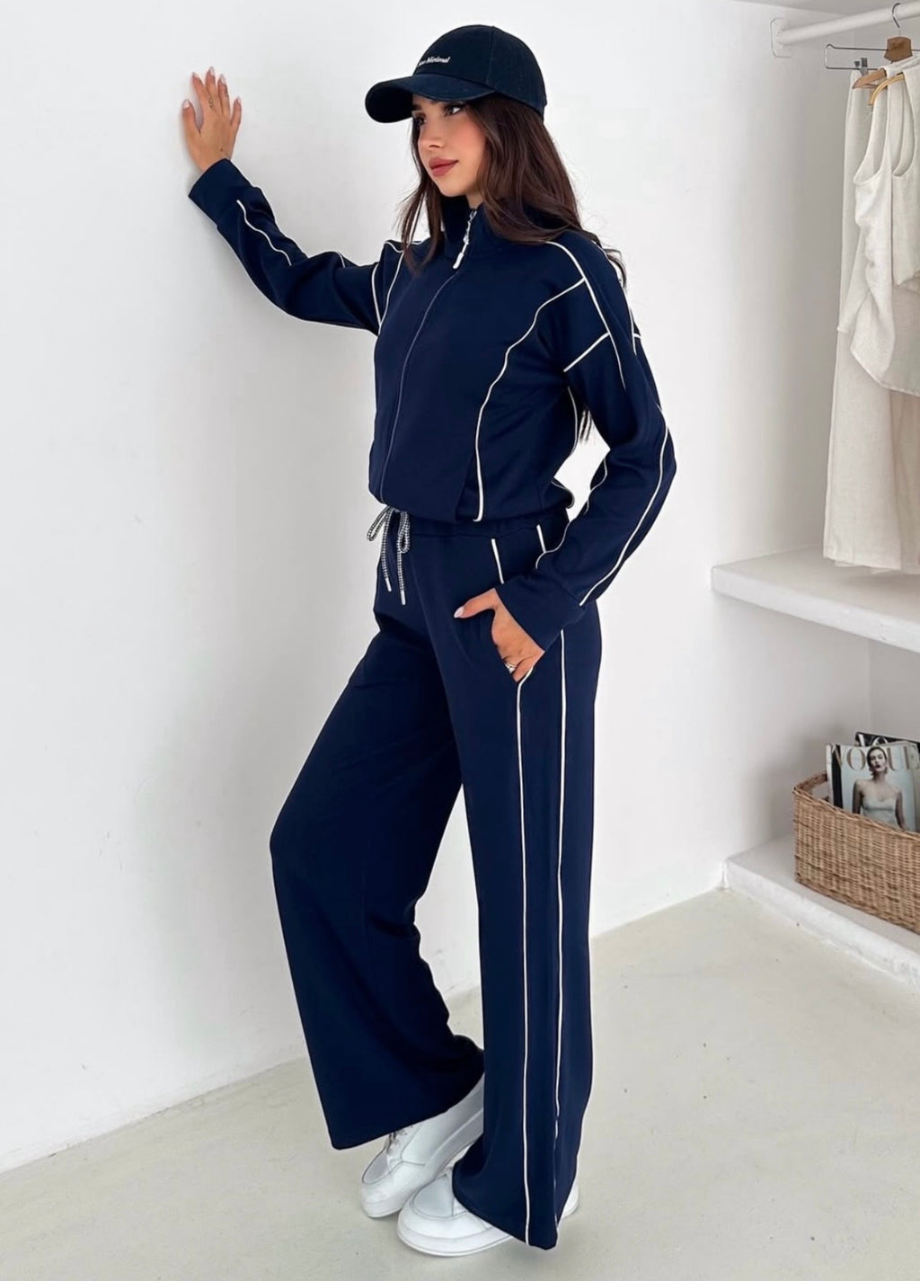 Navyblue Oysho set