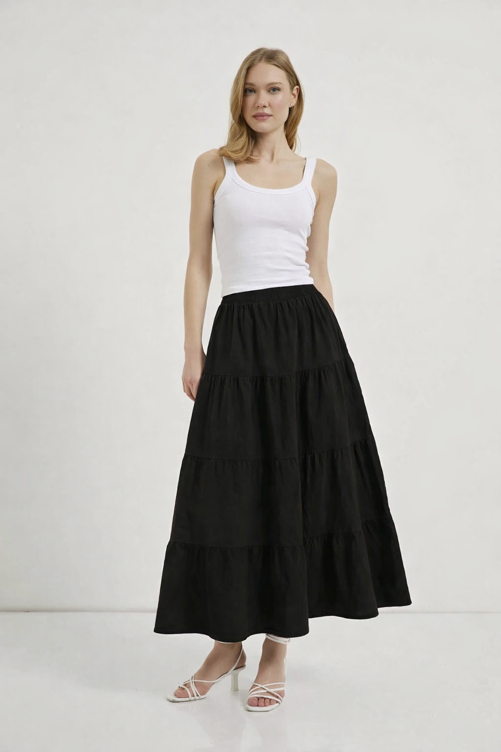 MAXI BLACK SKIRT