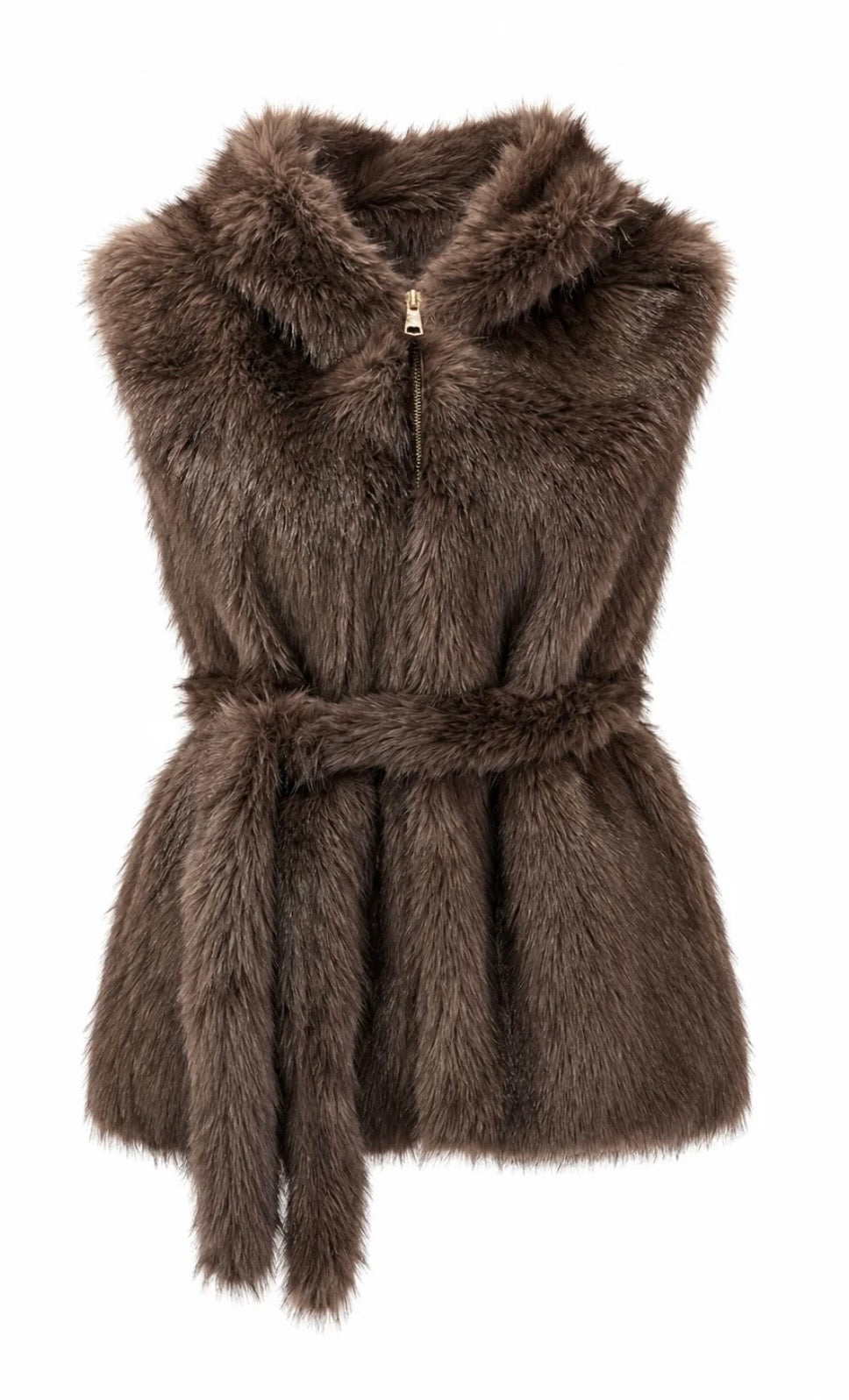 Brown fur jacket