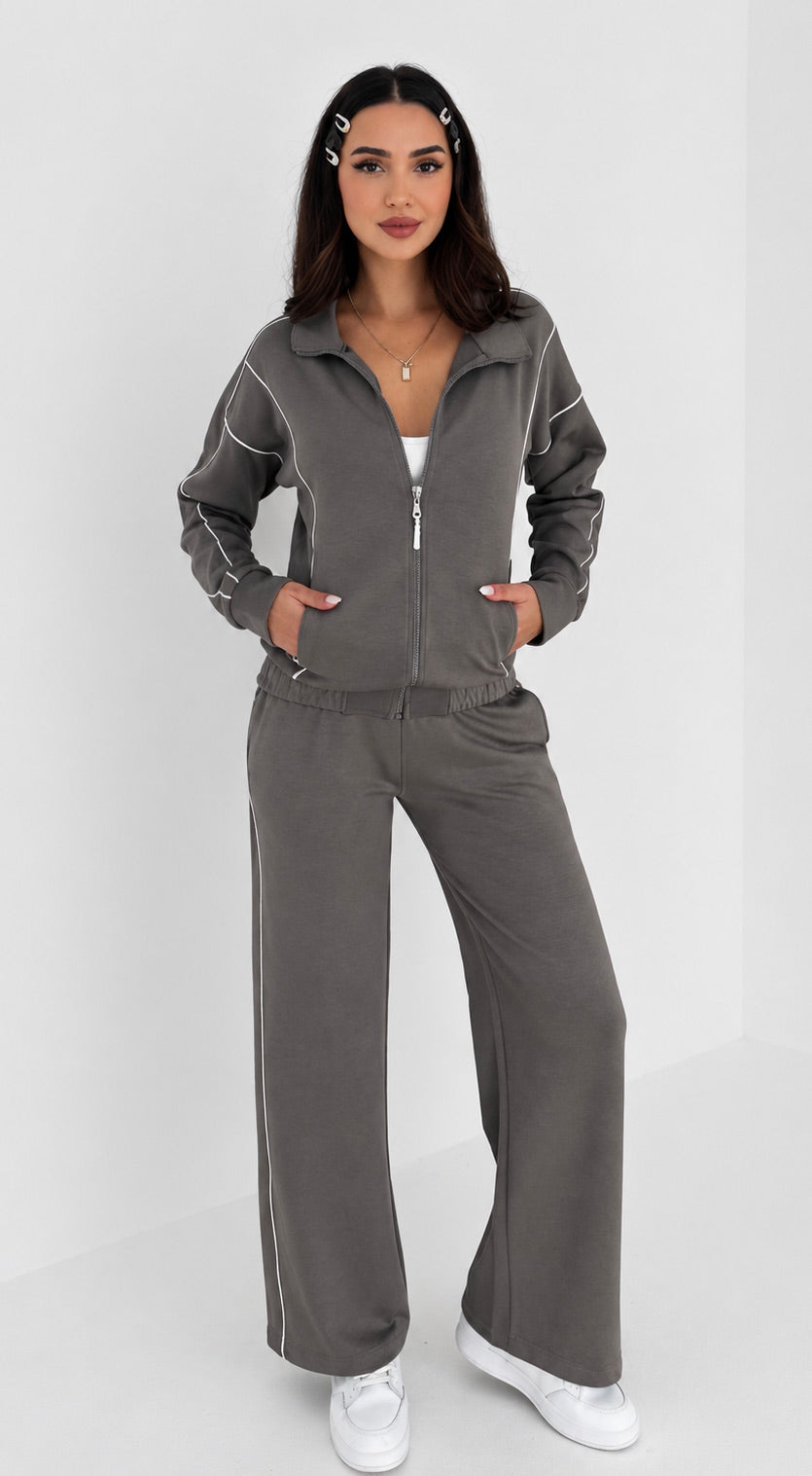 GRAY PAJAMAS SET