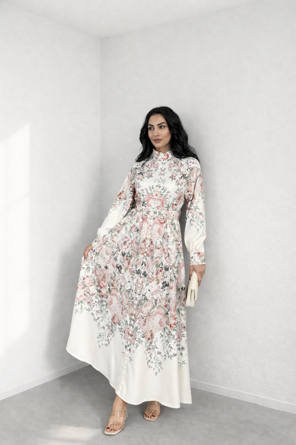 FLOWER MAXI DRESS