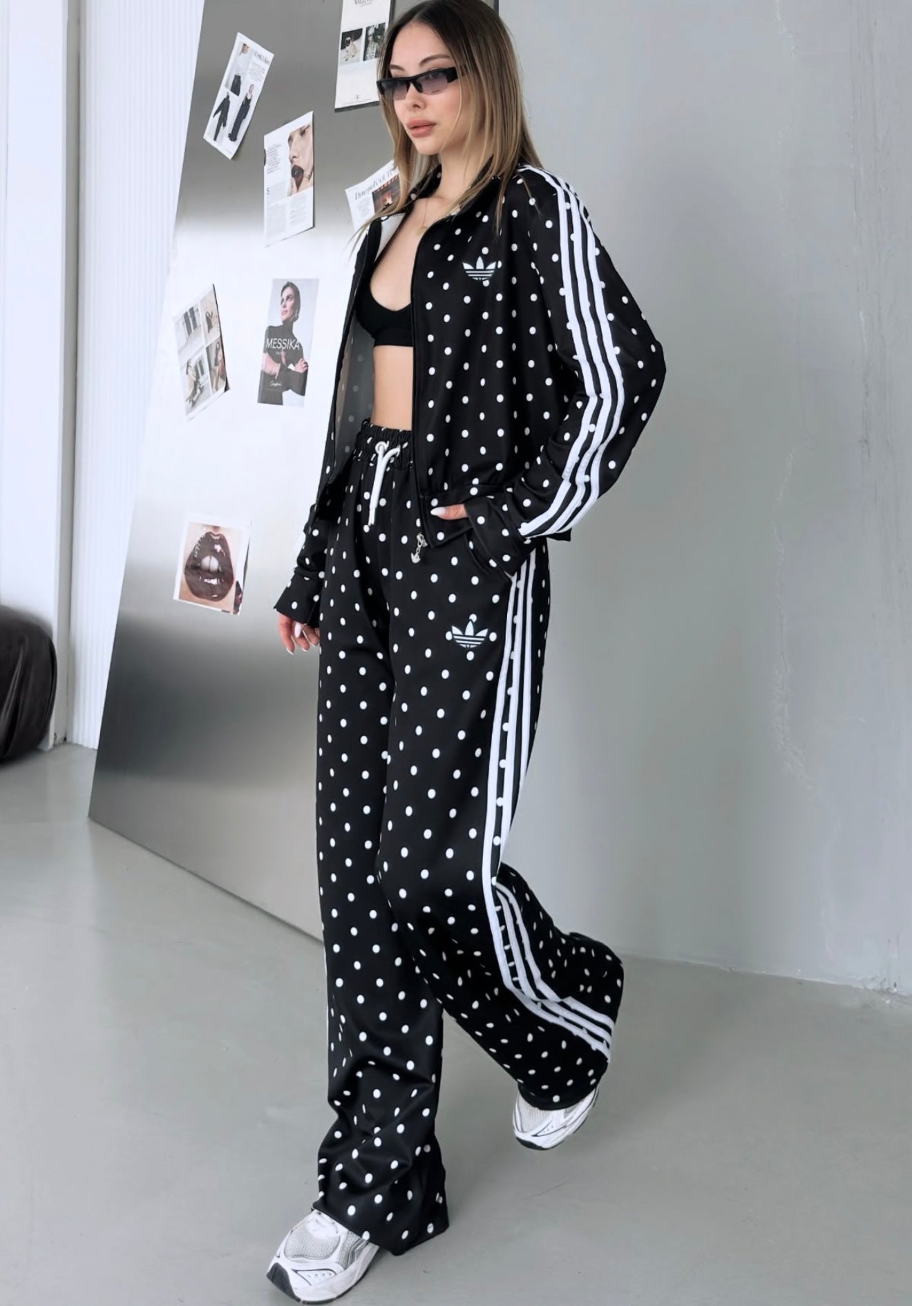 Polka black set