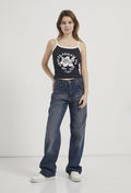 WIDE LEG HIGH WAIST JEANS