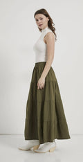 MAXI GREEN SKIRT