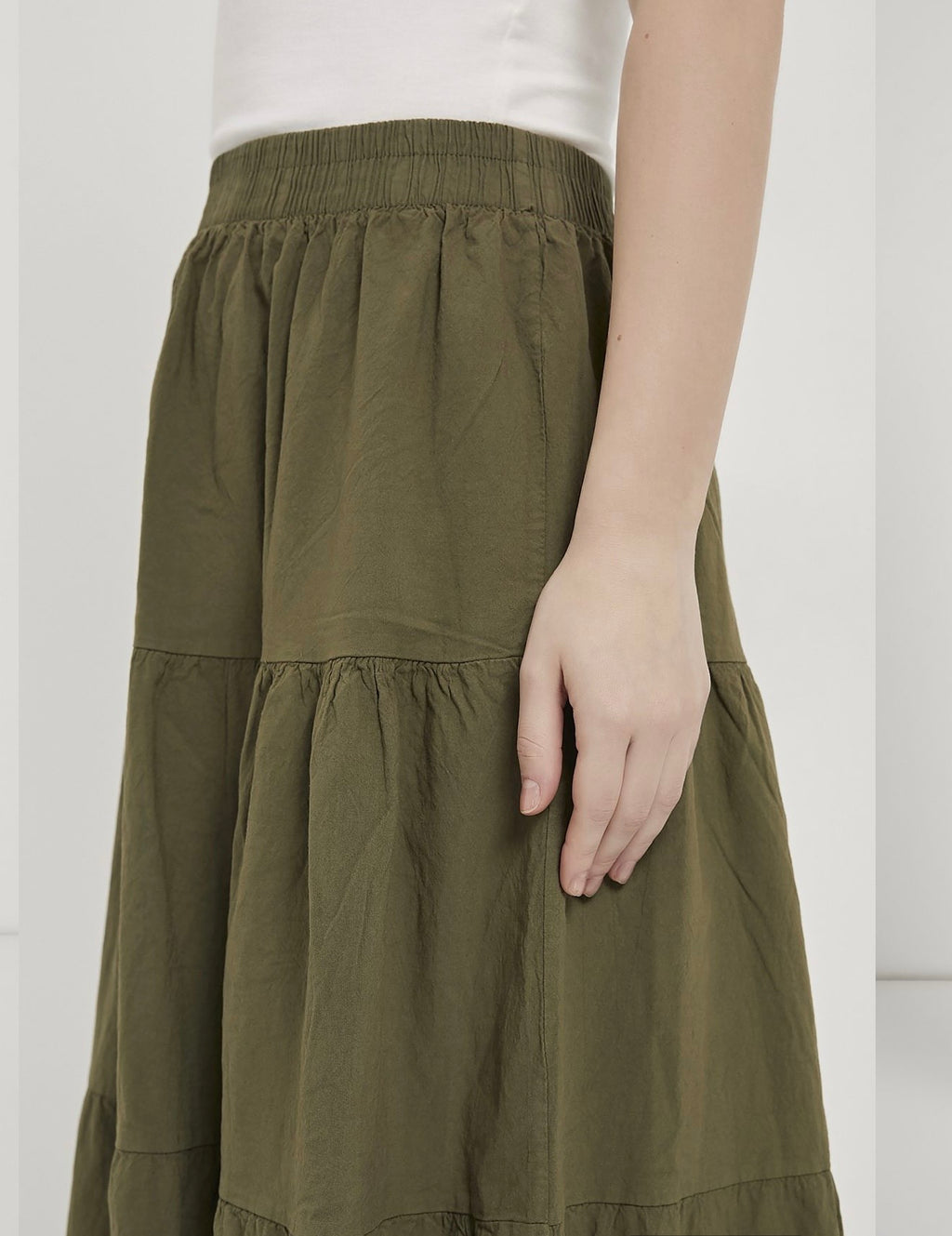 MAXI GREEN SKIRT