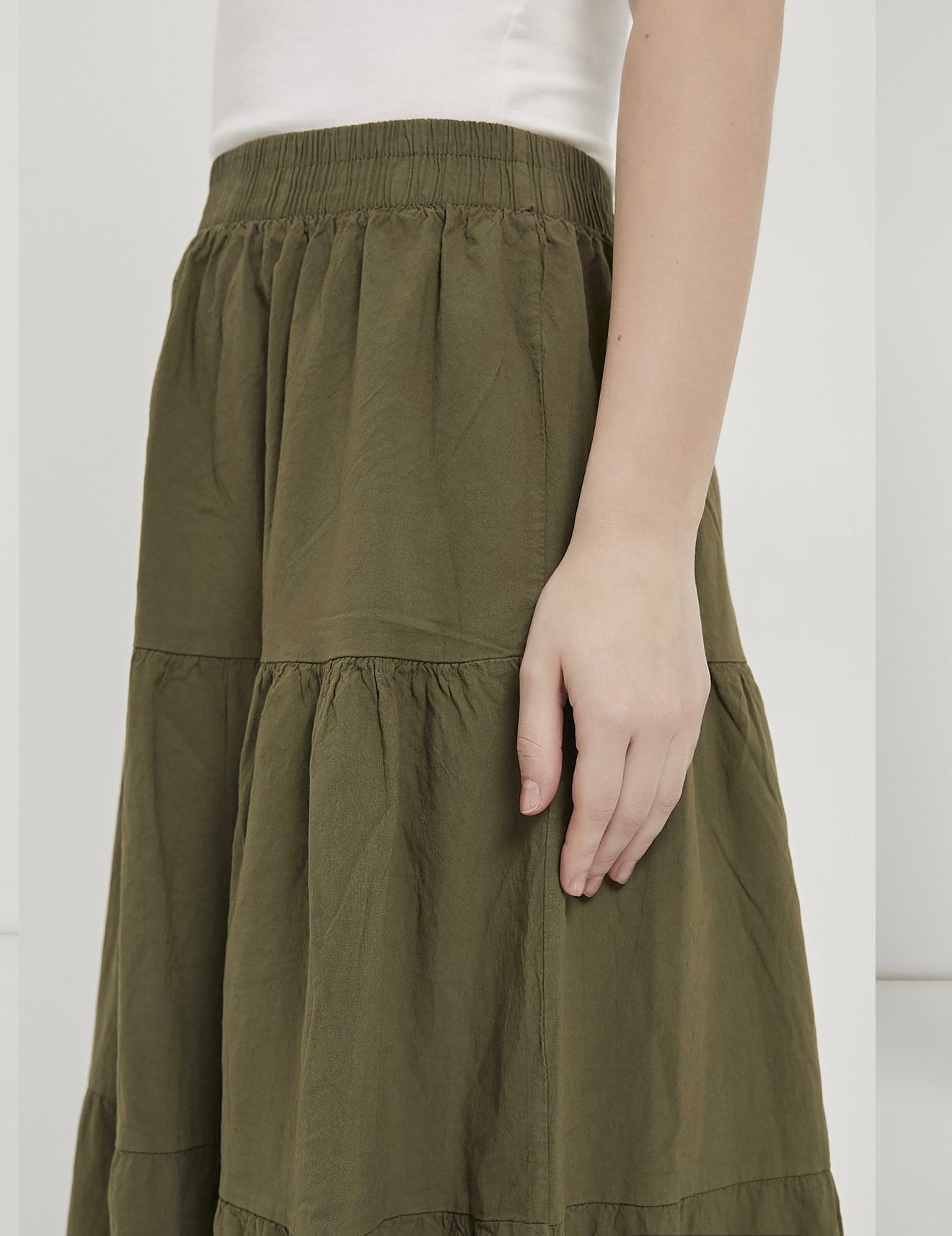 MAXI GREEN SKIRT