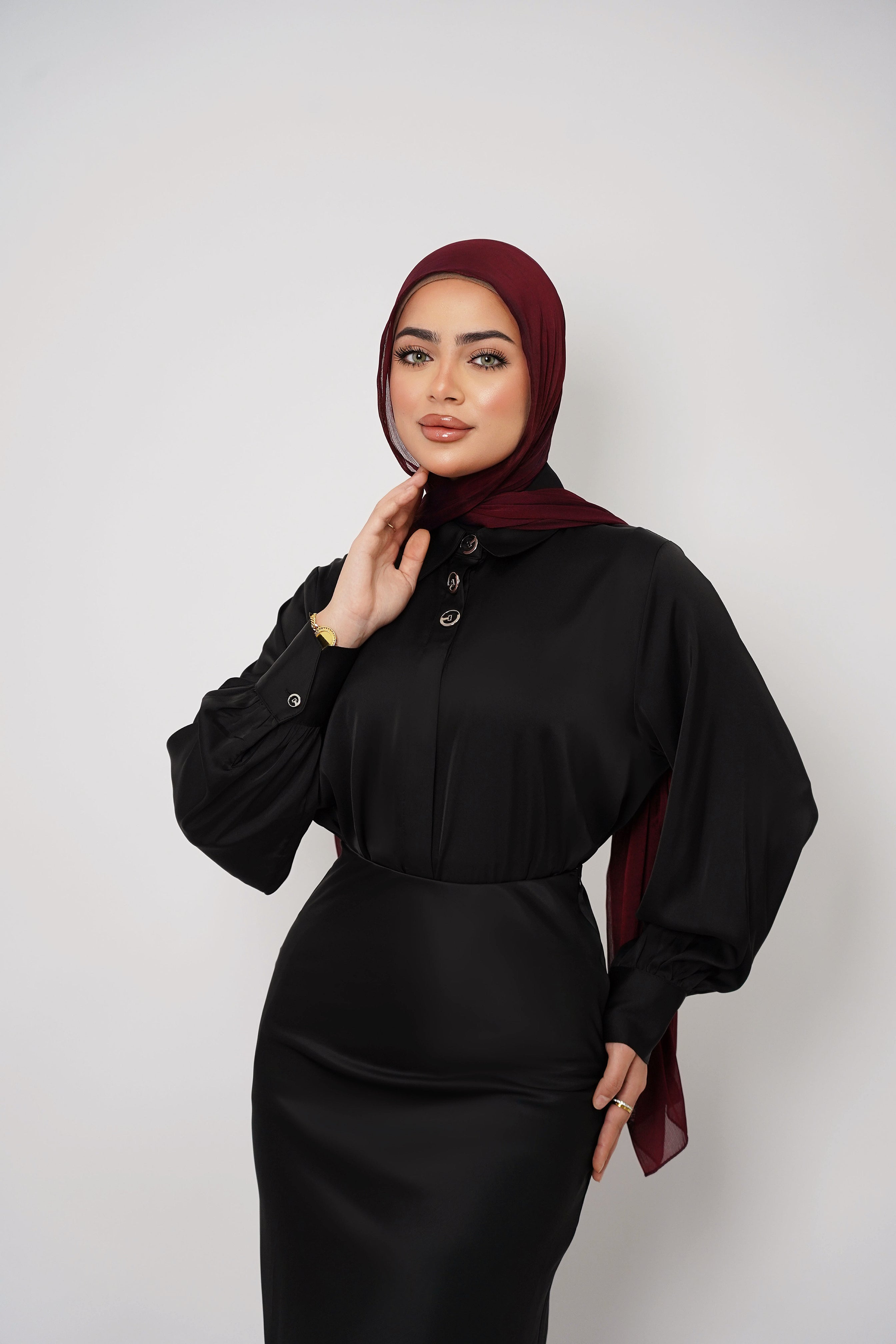 SILK SKIRT SET
