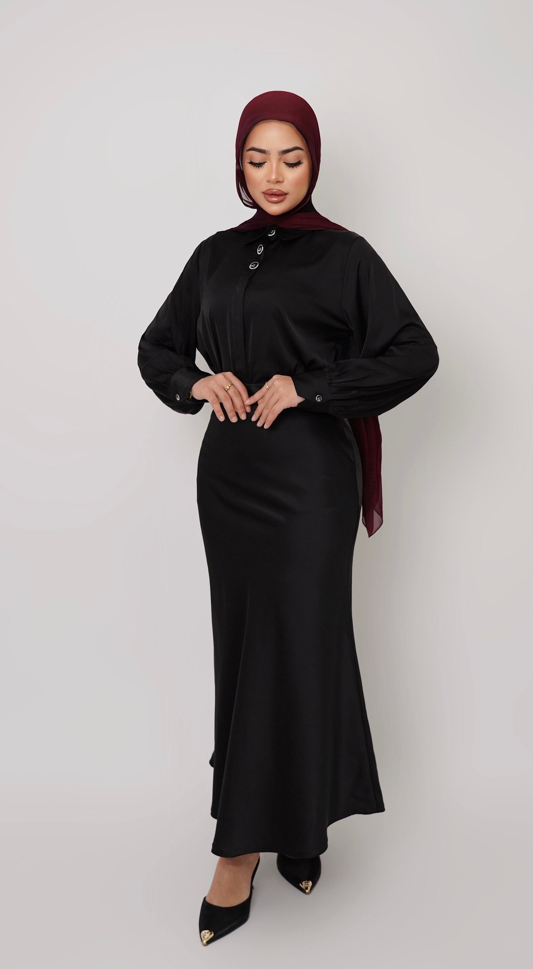 SILK SKIRT SET